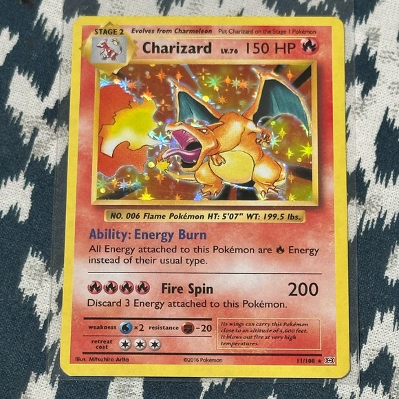 Pokémon TCG - Charizard Lv. 76 (11/108) XY: Evolutions - Regular Rare Holo - Picture 4 of 6